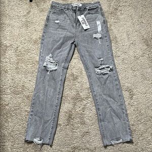 90's Straight High Rise Jeans